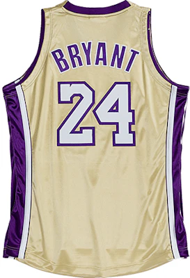 Mitchell Ness Mitchell & Ness Kobe Lakers Black Mamba #24 Gold Basketball Jersey Set LH05GOLD Lookbook Mitchell Ness Mitchell & Ness Kobe Lakers Black Mamba #24 Gold Basketball Jersey Set LH05GOLD