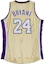 Lookbook Mitchell Ness Mitchell & Ness Kobe Lakers Black Mamba #24 Gold Basketball Jersey Set LH05GOLD