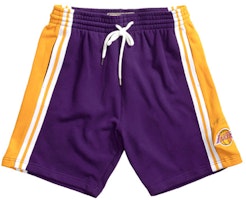 Mitchell Ness Mitchell & Ness Kobe Signature Embroidered Lakers Basketball Shorts Purple SHOREF18032-LALPURPKBR Mitchell Ness Mitchell & Ness Kobe Signature Embroidered Lakers Basketball Shorts Purple SHOREF18032-LALPURPKBR