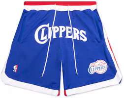 Order Mitchell & Ness Celana Basket Pria Logo Bordir LA Clippers. SHORDL20005-LACROYA84