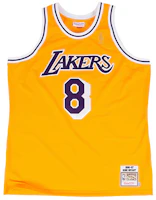 Order Mitchell Ness Mitchell & Ness LA Lakers '96-'97 Kobe 8 Jersey Yellow 722630296KBRYA