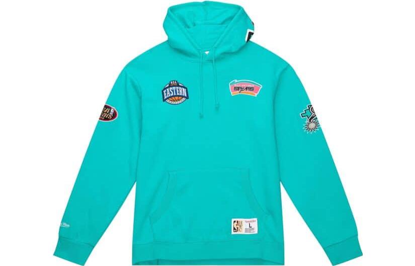 Mitchell Ness Mitchell & Ness Lace-Up Hoodie - Blue FPHD4987-GTWYYPPPNAVY