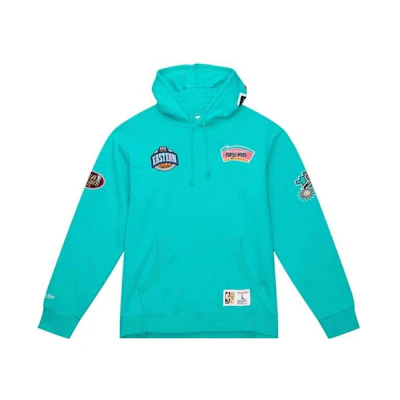 Mitchell Ness Mitchell & Ness Lace-Up Hoodie - Blue FPHD4987-GTWYYPPPNAVY