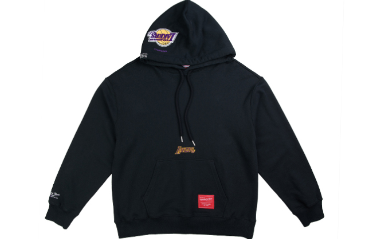 Mitchell Ness Mitchell & Ness Lakers Embroidered Hoodie Long Sleeve - Gray MA211M004CGREY