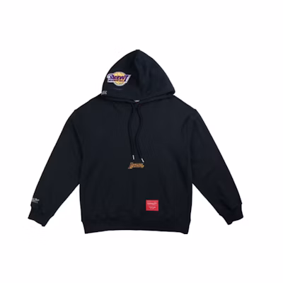 Mitchell Ness Mitchell & Ness Lakers Embroidered Hoodie Long Sleeve - Gray MA211M004CGREY