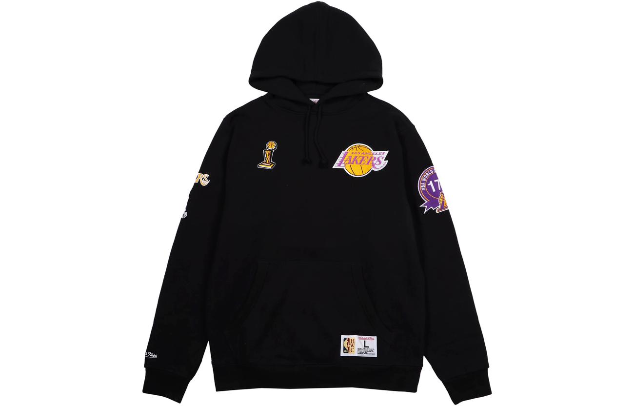 Mitchell Ness Mitchell & Ness Lakers Fleece Hoodie Winter Edition Black Pullover MN16H18-LAL