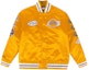 Order Mitchell Ness Mitchell & Ness Lakers Embroidered Retro Satin Jacket Unisex Gold Winter Bomber. OJBF3232-LALYYPPPGOLD