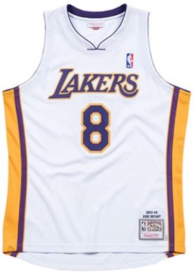 Mitchell & Ness 湖人 Kobe #8 2003-04 復古球衣 白色 男女款 AJY4CP19003-LALWHIT03KBR Order Mitchell & Ness 湖人 Kobe #8 2003-04 復古球衣 白色 男女款 AJY4CP19003-LALWHIT03KBR
