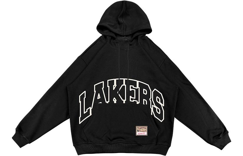 Mitchell Ness Mitchell & Ness Lakers Logo Hoodie Purple Unisex Pullover MA13M019C-PURPLE