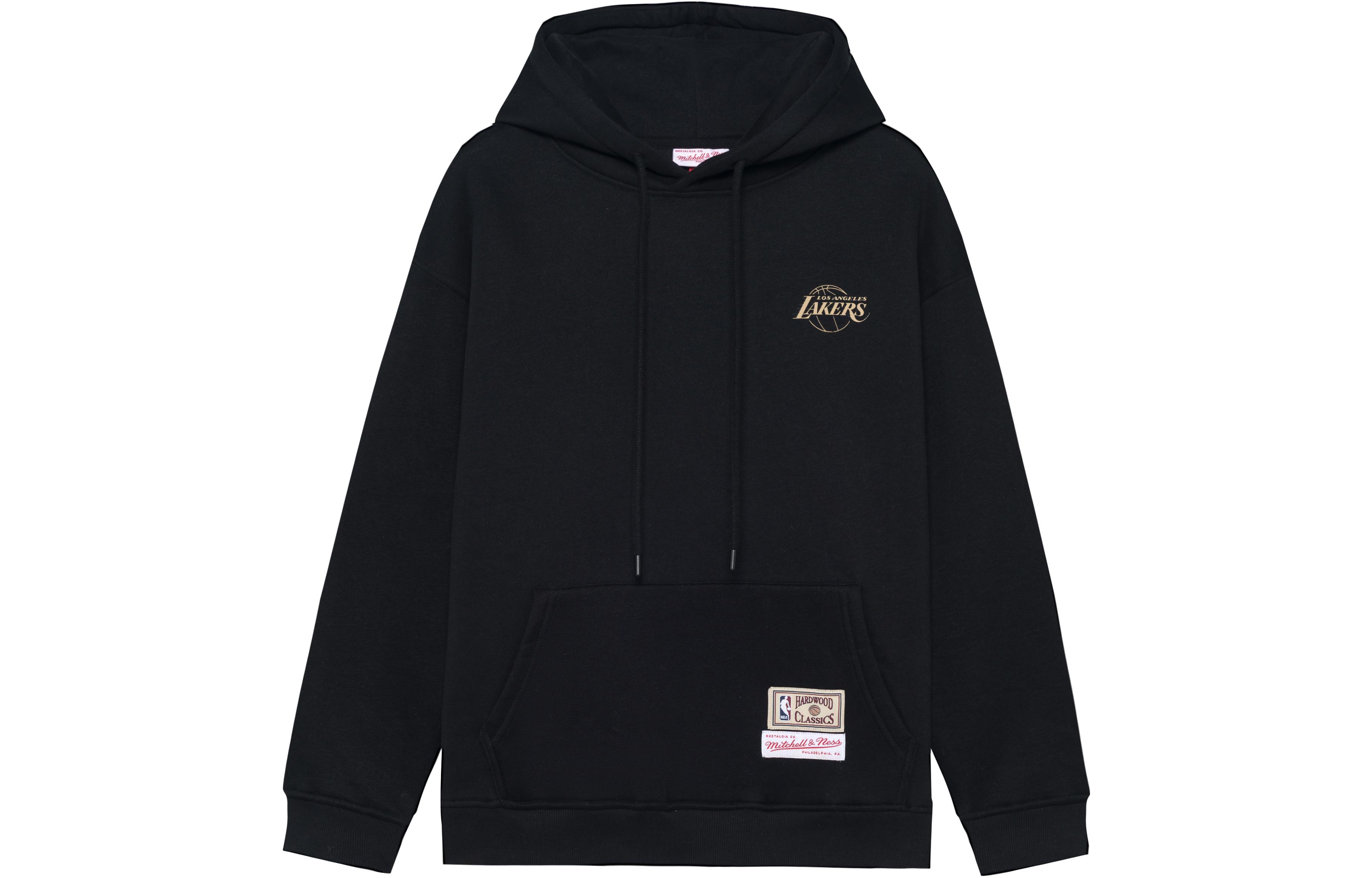 Mitchell Ness Mitchell & Ness Lakers Loose Short Sleeve Zip Hoodie Men’s Gray MA211M011CGREY
