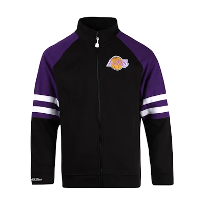 Mitchell Ness Mitchell & Ness Lakers Pullover Letter Print Sweatshirt Unisex - Gray FPHD4782-LALYYPPPBKTN