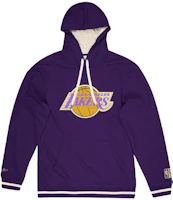 Mitchell Ness Mitchell & Ness Lakers Purple Fleece Hoodie - Winter Pullover FPHDAJ19033-LALPURP Mitchell Ness Mitchell & Ness Lakers Purple Fleece Hoodie - Winter Pullover FPHDAJ19033-LALPURP