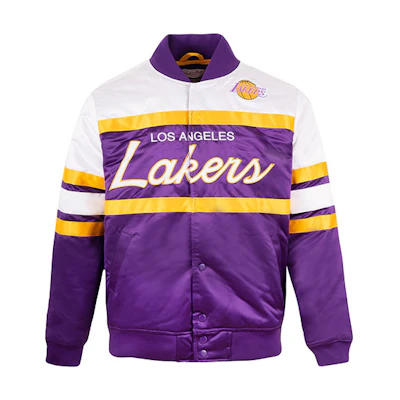 Mitchell Ness Mitchell & Ness Lakers Retro Logo Hoodie Unisex Black Pullover Sweatshirt MNHD19-03