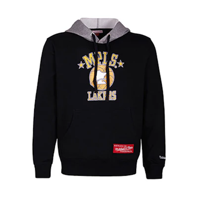Mitchell Ness Mitchell & Ness Lakers Retro Oversized Hoodie Unisex Blue White Team Series FPHDSC19029-LALWHRY