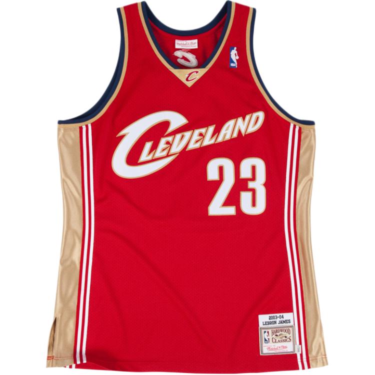 Mitchell Ness Mitchell & Ness LeBron James Cavaliers 23 Jersey Retro 03-04 Wine Red Male 7226-327-03LJAME