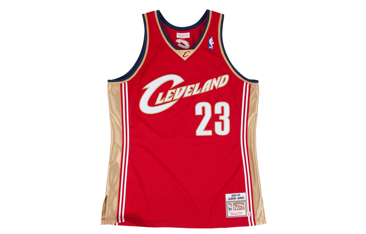 Mitchell Ness Mitchell & Ness LeBron James Cavaliers 23 Jersey Retro 03-04 Wine Red Male 7226-327-03LJAME 圖 2