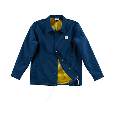 Mitchell Ness Mitchell & Ness Legendary Series Logo Retro Loose-Fit Jacket Yellow BFJKEY18033-MNNBROW