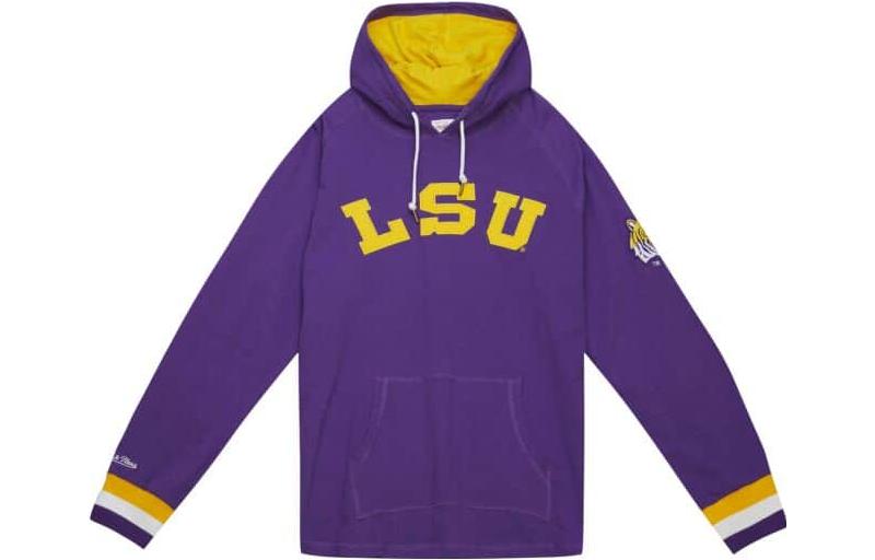 Mitchell Ness Mitchell & Ness Letter Graphic Hoodie Purple - THOD4999-LSUYYPPPPURP