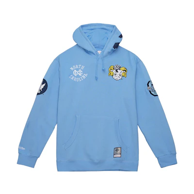 Mitchell Ness Mitchell & Ness Letter Print Colorblock Zip Jacket Blue Grey Mens OJZP5517-NYYYYPPPMTWH