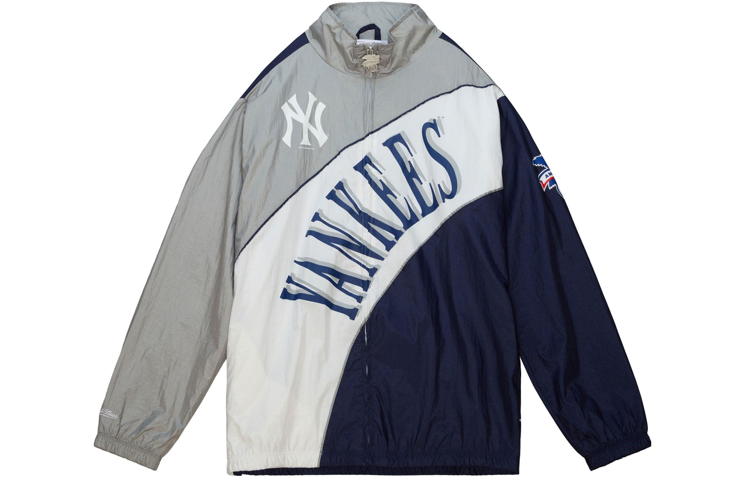 Mitchell Ness Mitchell & Ness Letter Print Crewneck Long Sleeve Sweatshirt Black BMFCTC22008-LALBLCK