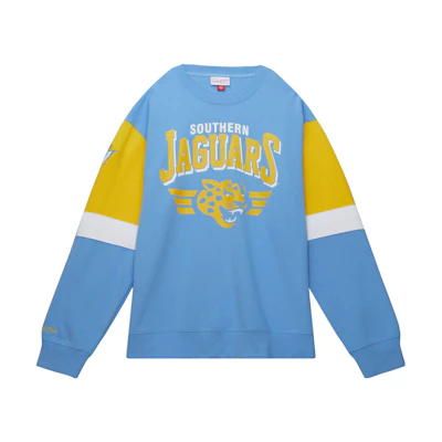 Mitchell Ness Mitchell & Ness Letter Print Crewneck Pullover Sweatshirt Grey Mens FCPO6736NYKYYPPPGYHT