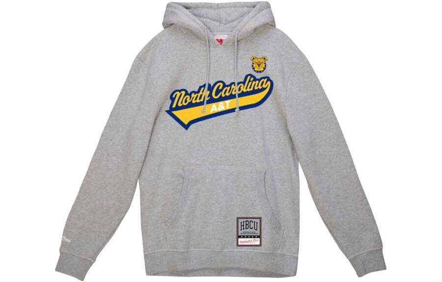 Mitchell Ness Mitchell & Ness Letter Print Loose Fit Crewneck Sweatshirt Blue FCPO6736-P76YYPPPRYHT