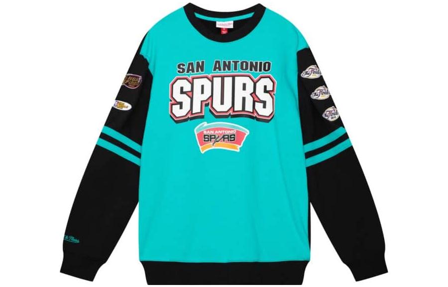 Mitchell Ness Mitchell & Ness Letter Print Hoodie Grey GPOTTP22112-GTEGYHT