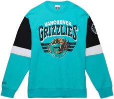 Mitchell Ness Mitchell & Ness Light Blue Colorblock Letter Print Crewneck Sweatshirt FCPO5512-VGRYYPPPGRTL Mitchell Ness Mitchell & Ness Light Blue Colorblock Letter Print Crewneck Sweatshirt FCPO5512-VGRYYPPPGRTL