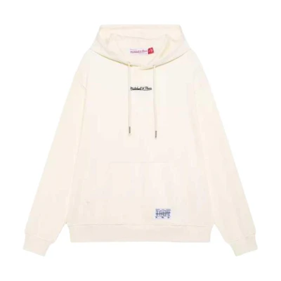 Mitchell Ness Mitchell & Ness Logo All-Over Print Hoodie Red Long Sleeve Sweater FPHD5060-PPHYYPPPMARO