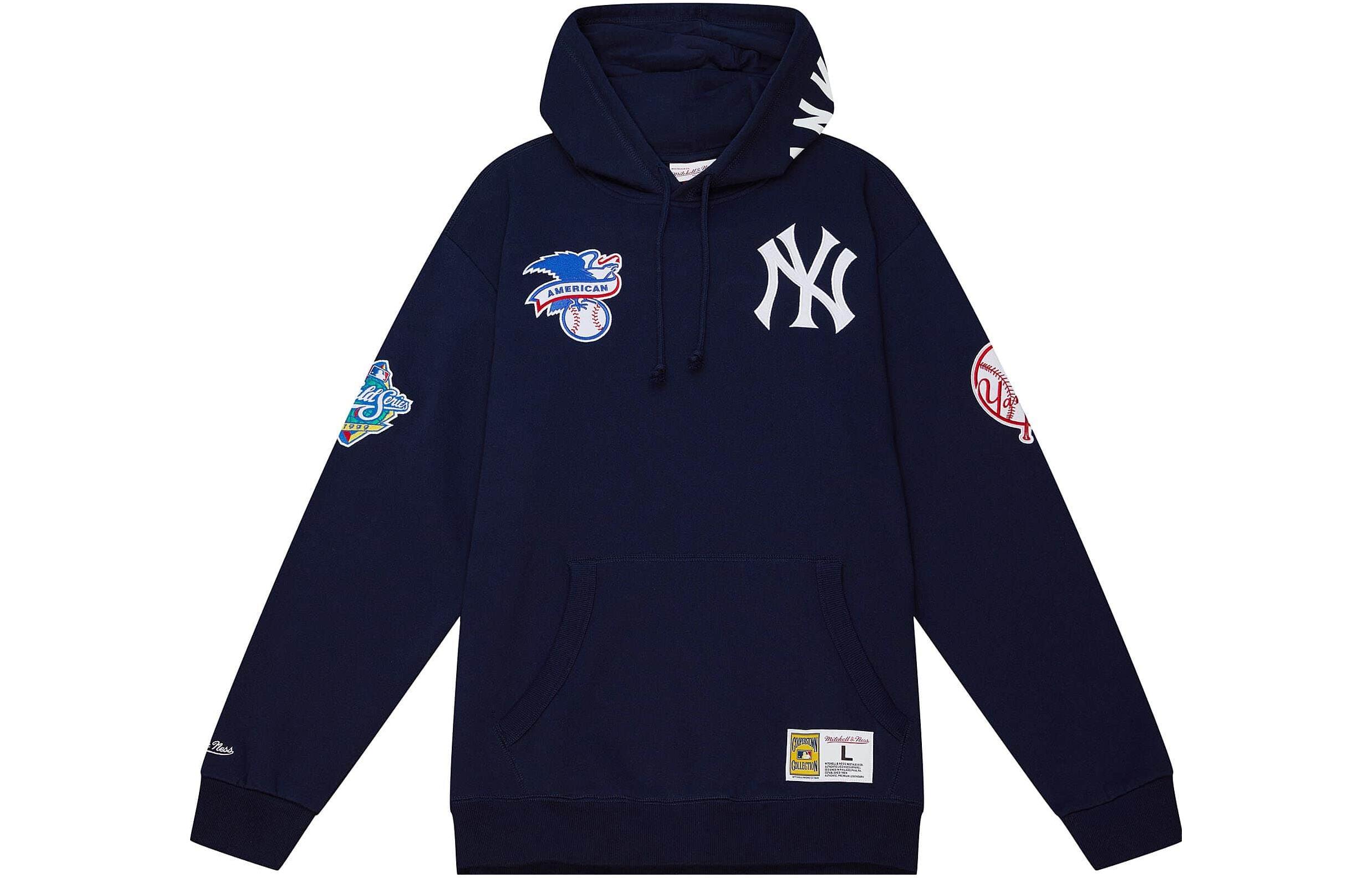 Mitchell Ness Mitchell & Ness Logo Casual Hoodie Unisex - White MNRJAWTOHC006-OFW