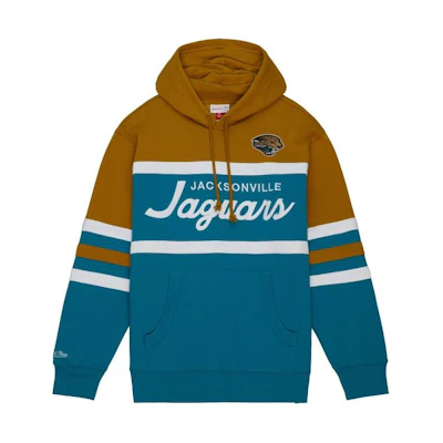 Mitchell Ness Mitchell & Ness Logo Print Crewneck Loose Fit Sweatshirt Blue - FCPO5512-GSWYYPPPGOLD