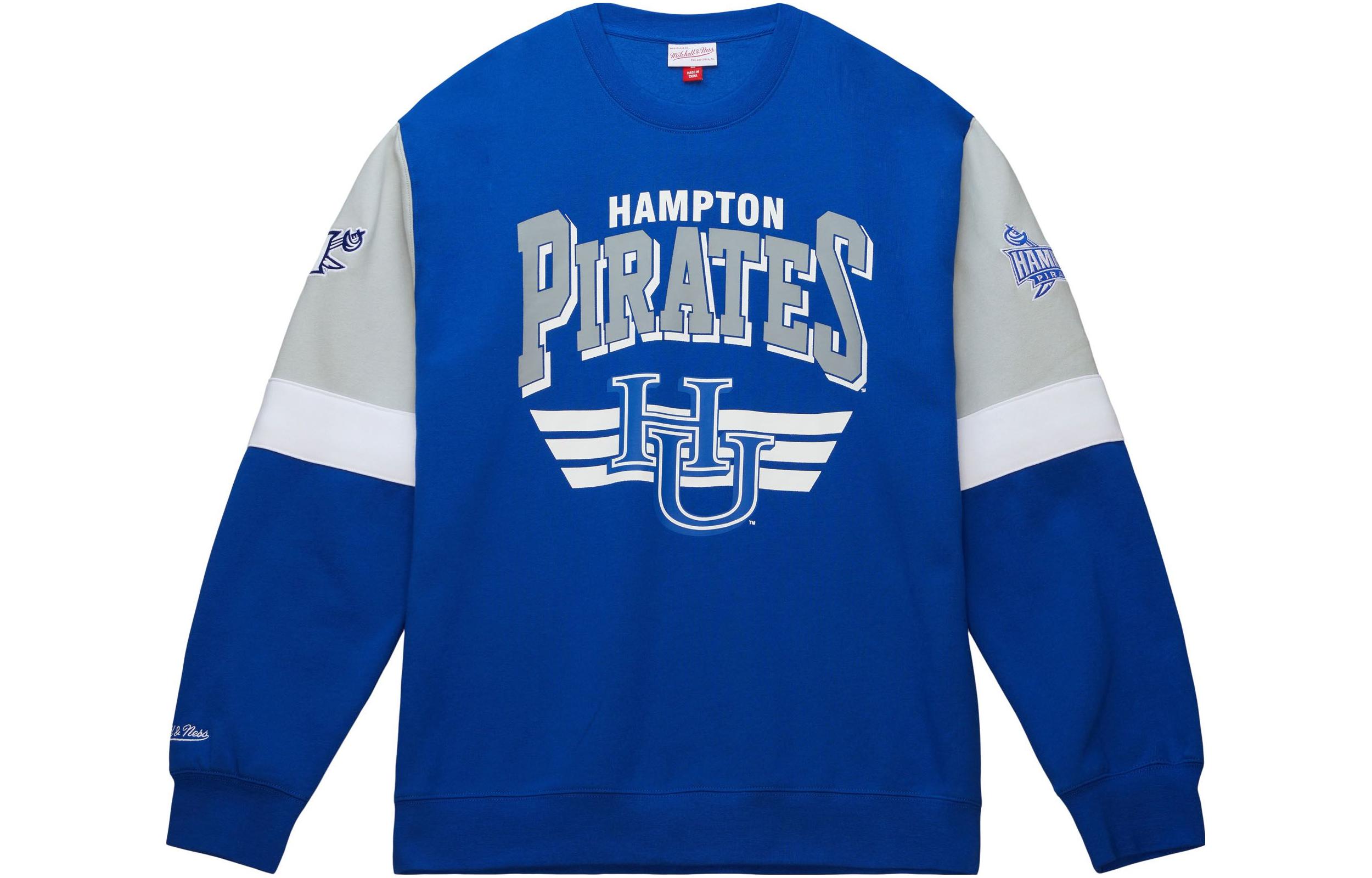 Mitchell Ness Mitchell & Ness Logo Print Crewneck Sweatshirt Black () GFLCMO22238-FAMBLCK