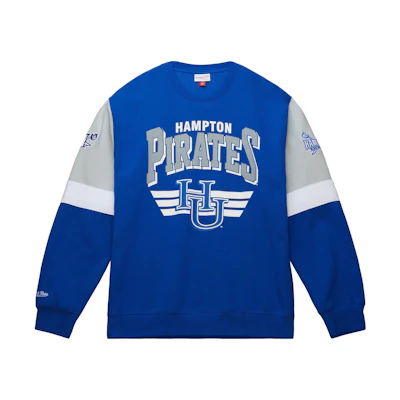 Mitchell Ness Mitchell & Ness Logo Print Crewneck Sweatshirt Black () GFLCMO22238-FAMBLCK