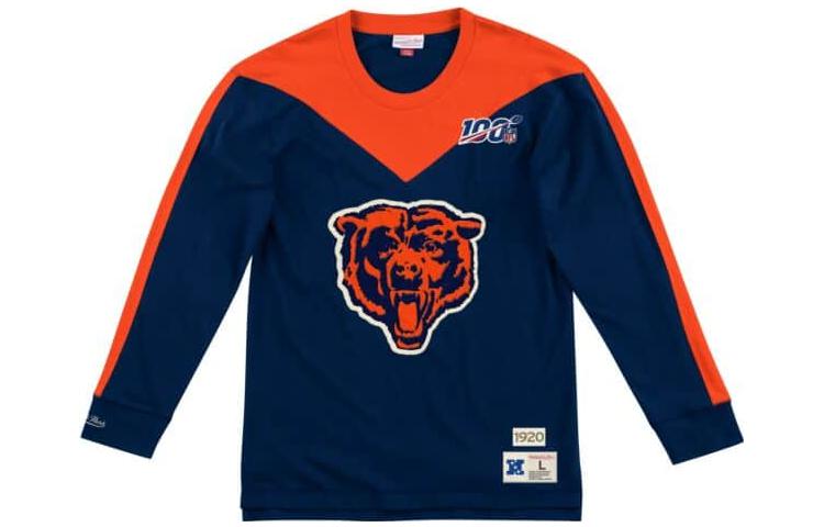 Mitchell Ness Mitchell & Ness Loose Fit Blue Pullover Hoodie FPHD5060-PPHYYPPPNAVY