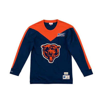 Mitchell Ness Mitchell & Ness Loose Fit Blue Pullover Hoodie FPHD5060-PPHYYPPPNAVY