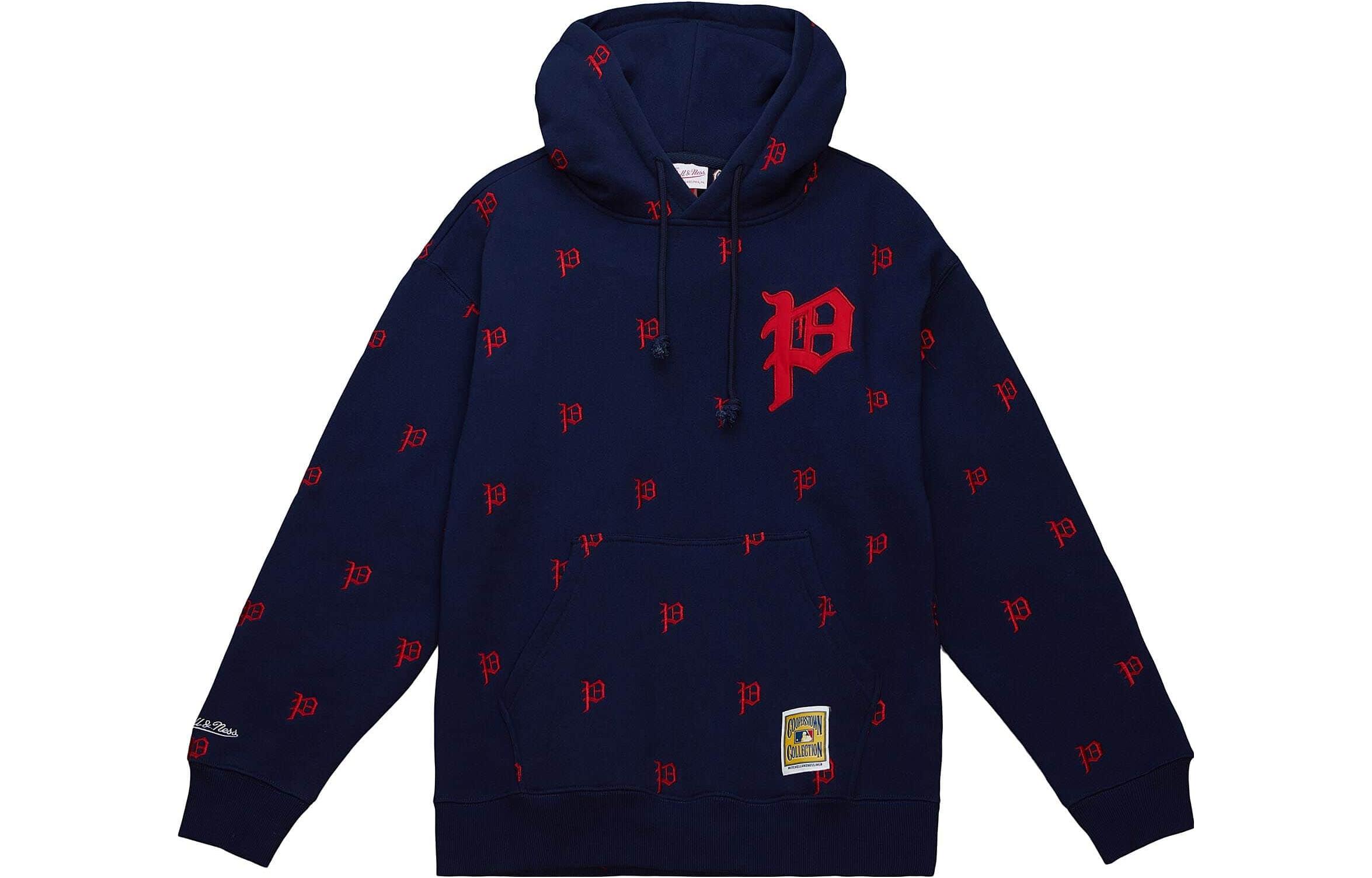 Mitchell Ness Mitchell & Ness Loose Fit Crewneck Letter Long Sleeve Sweatshirt Black () FCPO5512-CBHYYPPPBLCK