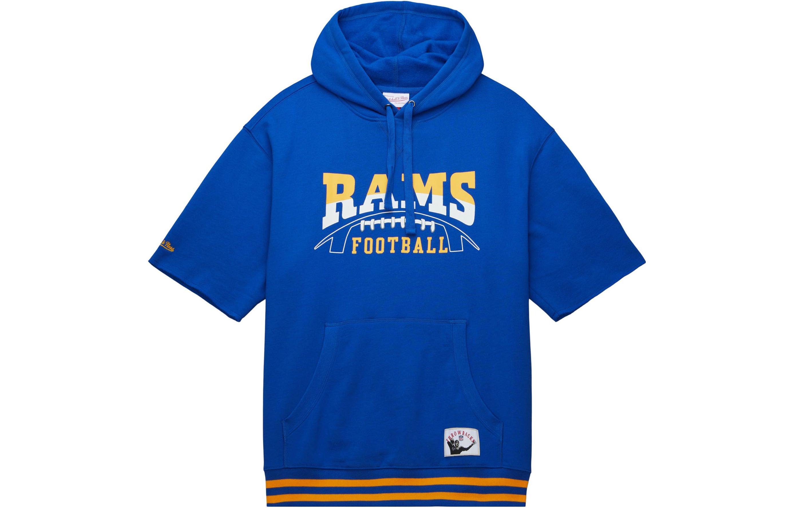 Mitchell Ness Mitchell & Ness Loose Fit Letter Print Jacket Red OJBF5516-OSTYYPPPSCAR