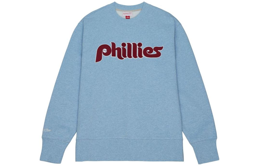 Mitchell Ness Mitchell & Ness Loose Fit Patch Long Sleeve Jacket - Blue 5443431ABRSGH