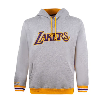 Mitchell Ness Mitchell & Ness Los Angeles Lakers Fleece Crewneck Sweatshirt Black Unisex MNJYFWHD23092008
