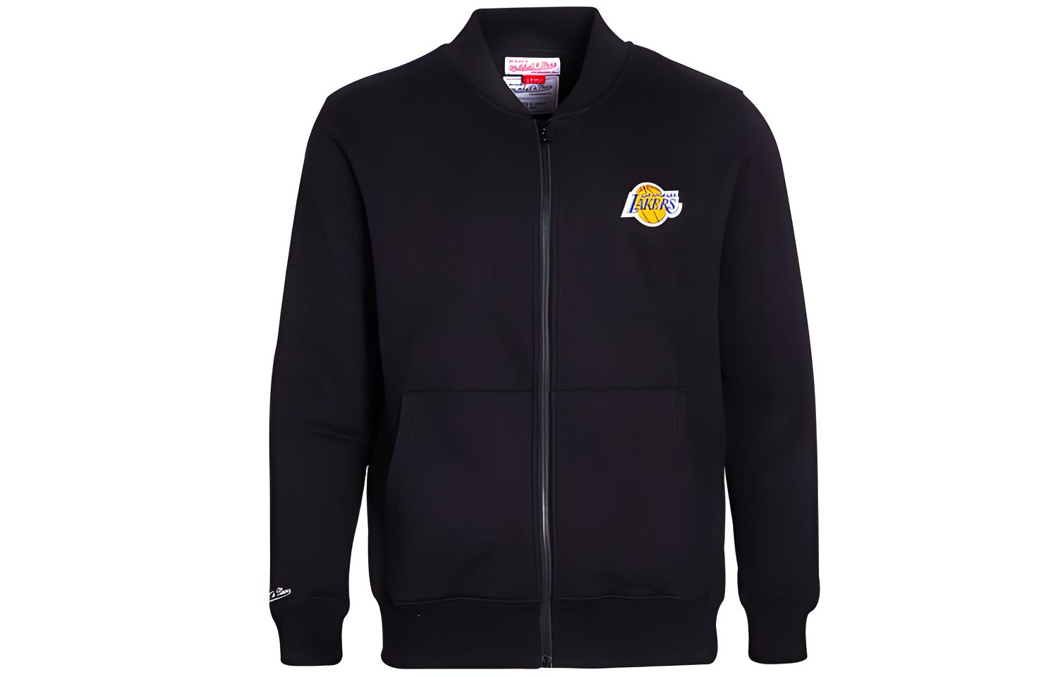 Mitchell Ness Mitchell & Ness Los Angeles Lakers Embroidered Pullover Hoodie Grey Unisex FPHD1040-LALYYPPPGHYW
