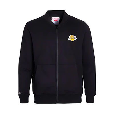 Mitchell Ness Mitchell & Ness Los Angeles Lakers Embroidered Pullover Hoodie Grey Unisex FPHD1040-LALYYPPPGHYW