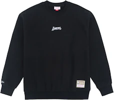 Mitchell Ness Mitchell & Ness Los Angeles Lakers Fleece Crewneck Sweatshirt Black Unisex MNJYFWHD23092008 Mitchell Ness Mitchell & Ness Los Angeles Lakers Fleece Crewneck Sweatshirt Black Unisex MNJYFWHD23092008
