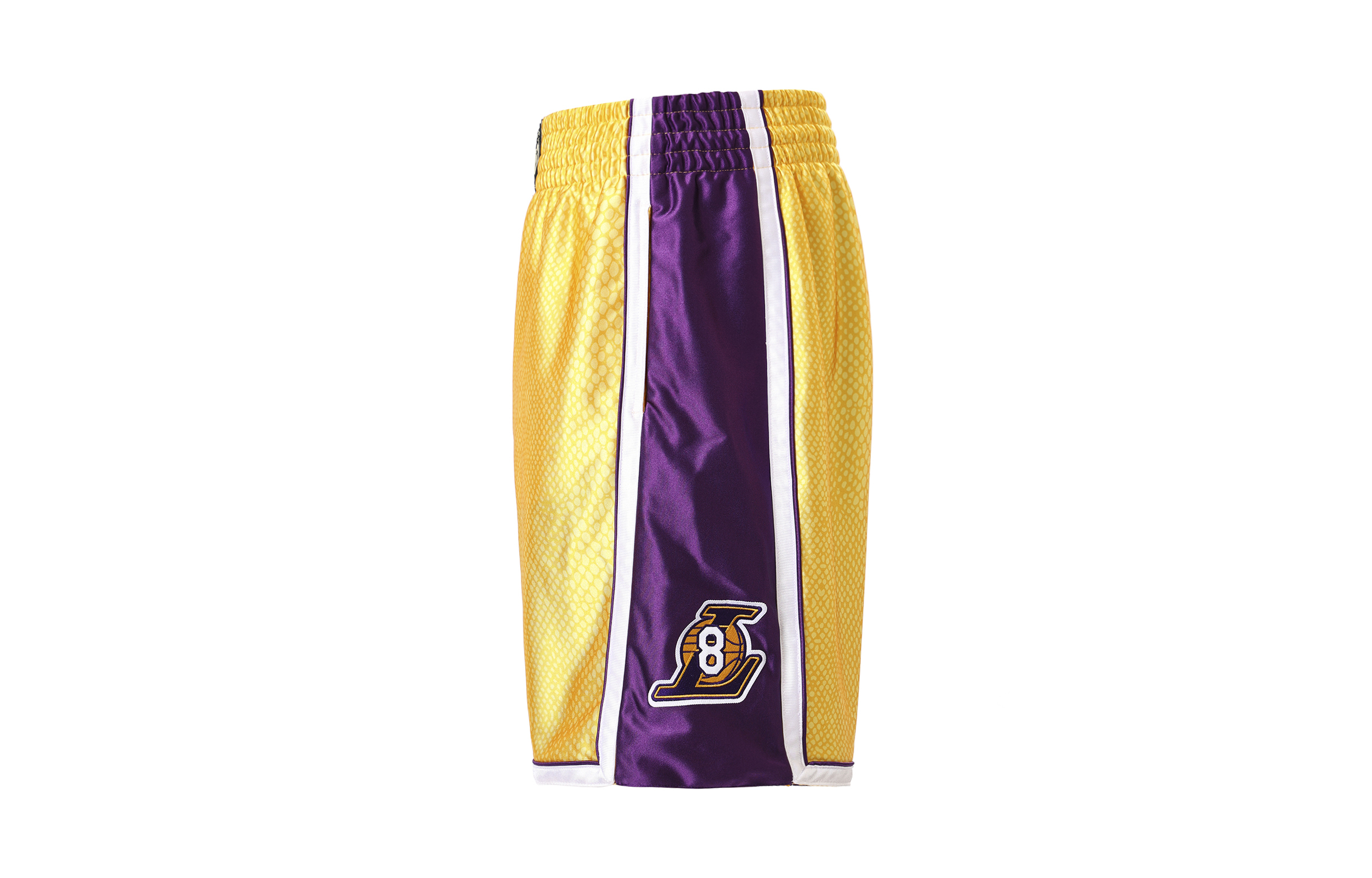 Mitchell Ness Mitchell & Ness Los Angeles Lakers Kobe Reversible Basketball Shorts Gold/Purple SHORGS20052-LALGOLDKBR