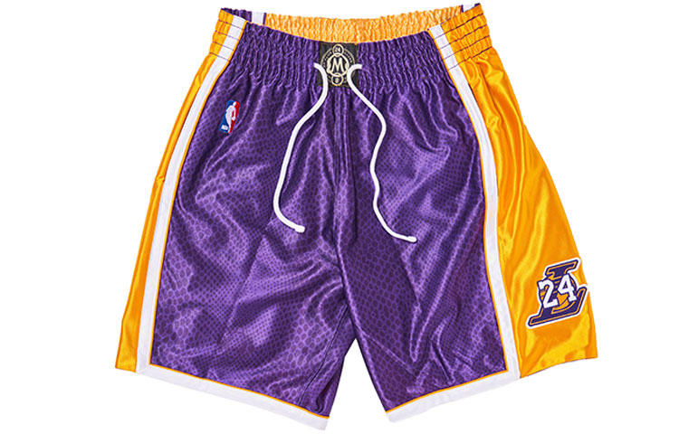 Order ミッチェル＆ネス ロサンゼルス・レイカーズ コービー リバーシブル バスパン 金/紫 SHORGS20052-LALGOLDKBR