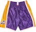 Lookbook Mitchell Ness Mitchell & Ness Los Angeles Lakers Kobe Reversible Basketball Shorts Gold/Purple SHORGS20052-LALGOLDKBR