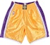Shop Mitchell Ness Mitchell & Ness Los Angeles Lakers Kobe Reversible Basketball Shorts Gold/Purple SHORGS20052-LALGOLDKBR