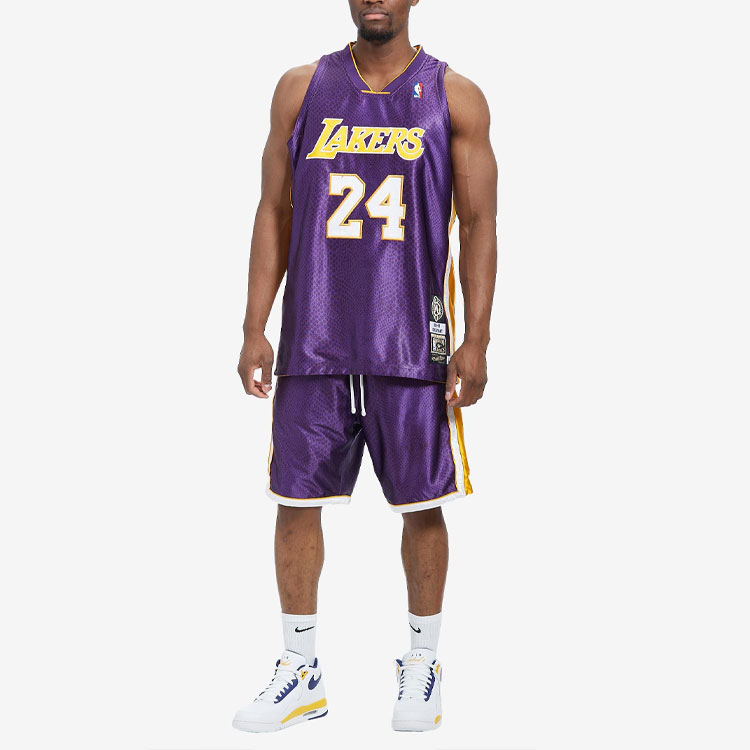 Details for ミッチェル＆ネス ロサンゼルス・レイカーズ コービー リバーシブル バスパン 金/紫 SHORGS20052-LALGOLDKBR