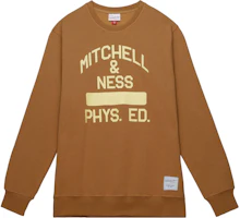 Mitchell Ness Mitchell & Ness M&N Fashion Graphic Crewneck Sweatshirt for Men FCPO5532-MNNYYPPPBROW Mitchell Ness Mitchell & Ness M&N Fashion Graphic Crewneck Sweatshirt for Men FCPO5532-MNNYYPPPBROW