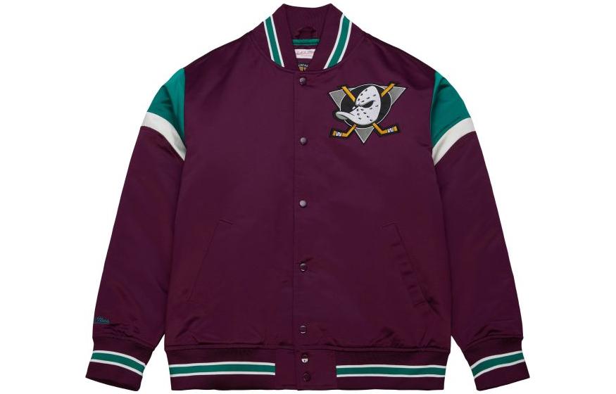 Mitchell Ness Mitchell & Ness Men’s Loose Fit Colorblock Letter Print Hoodie Multicolor FPHD6293-NJDYYPPPRDGN