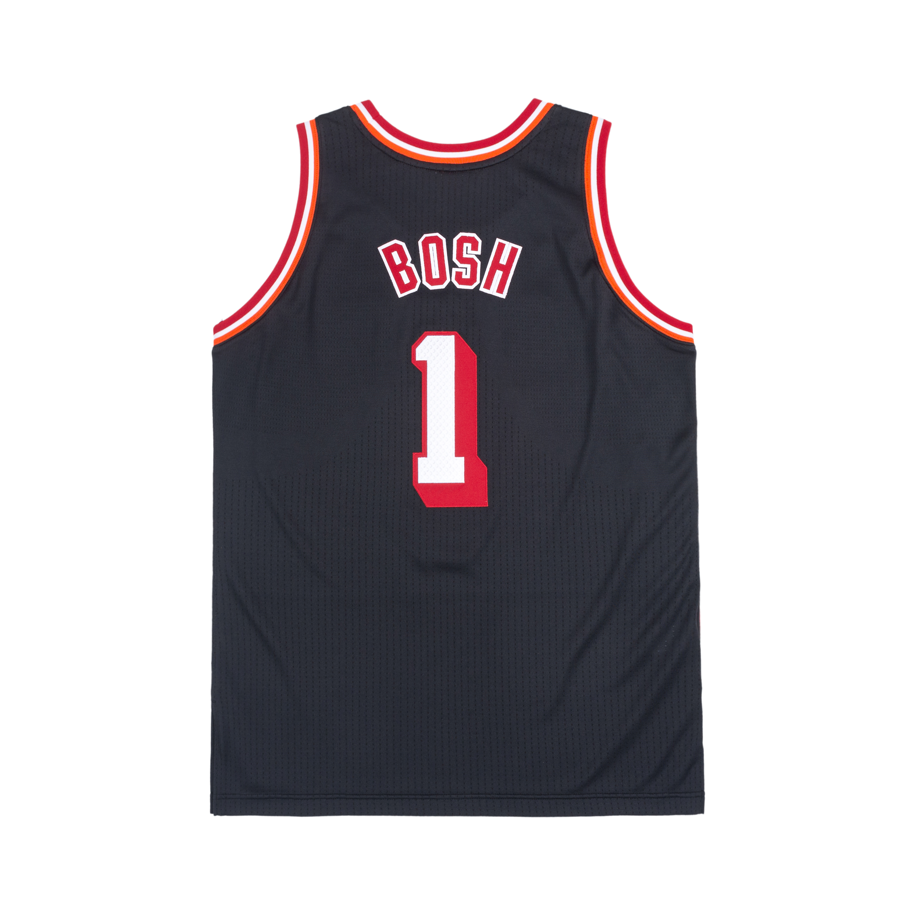 Mitchell Ness Mitchell & Ness Miami Heat Chris Bosh #1 2013 Jersey Black Unisex Sleeveless. AJY46496-MHE13CBOBLCK 圖 3